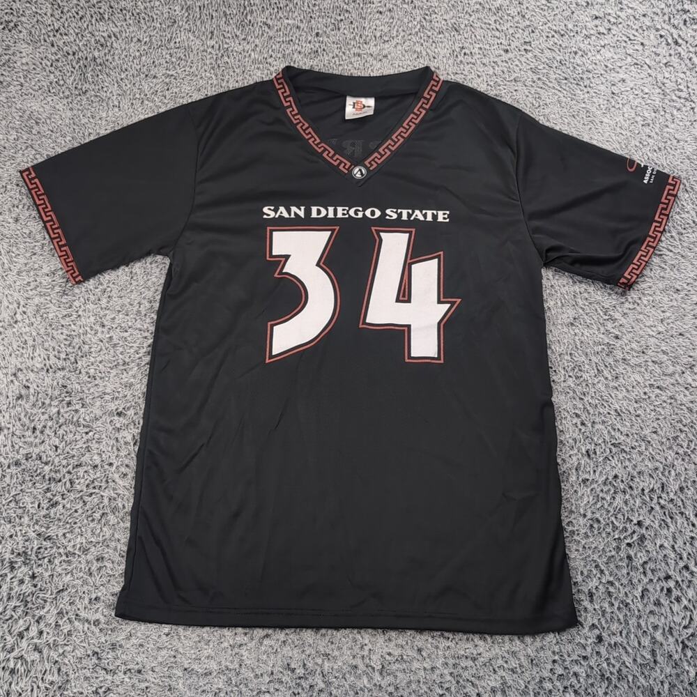 San Diego State SDSU Aztecs Jersey Men Large Extra Large Black 34 Kirk Morrison